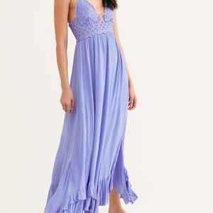 Free People Periwinkle Adella Maxi- Size Medium